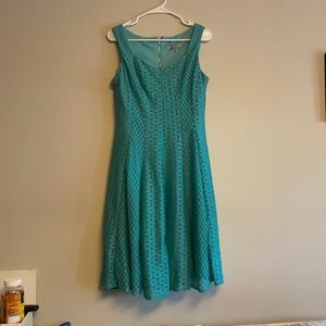 Teal Lace Dress